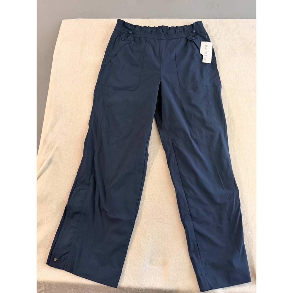 Athleta Womens XL/T Navy Blue Trekkie Parachute Pant Tall Hiking Outdoor Active